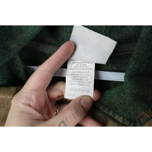 Vtg 90s Mens XL Distressed Acid Wash Michigan State University Hoodie Sweatshirt - Picture 9 of 14